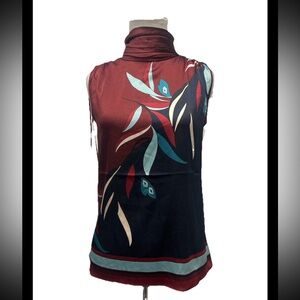 White House Black Market Sleeveless Mock Neck Shell Top XXS